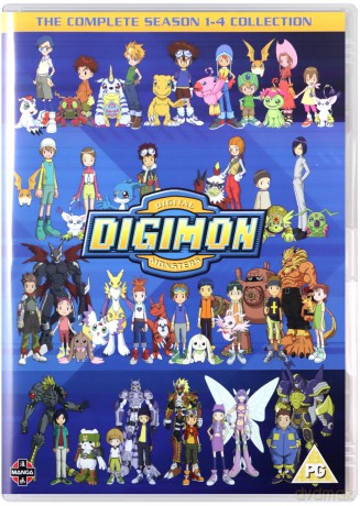 Digimon: Digital Monsters Season 1-4 Boxset [32DVD]