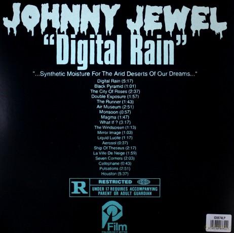 Johnny Jewel: Digital Rain [CD]