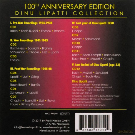 Dinu Lipatti Collection [12CD]