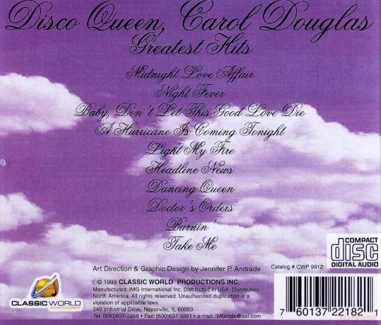 Carol Douglas: Disco Queen: Greatest Hits [CD]