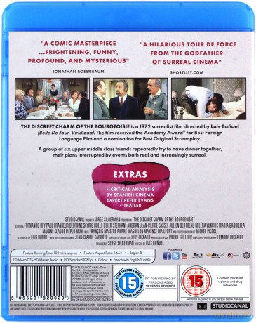 Discreet Charm Of The Bourgeoisie (Dyskretny urok burzuazji) [Blu-Ray]
