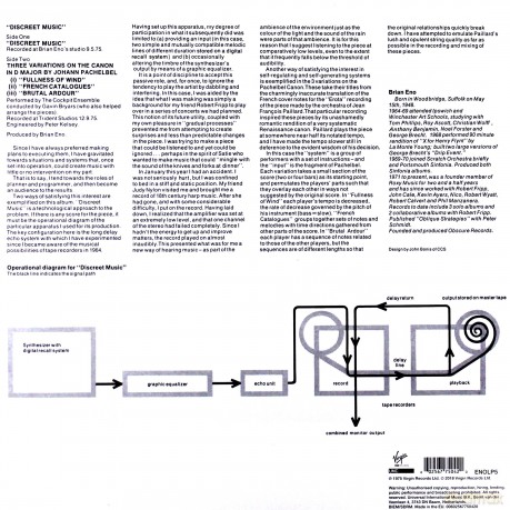 Brian Eno: Discreet Music [Winyl]