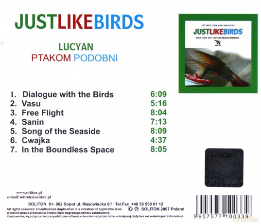 Odgłosy Natury: Just Like Birds [CD]