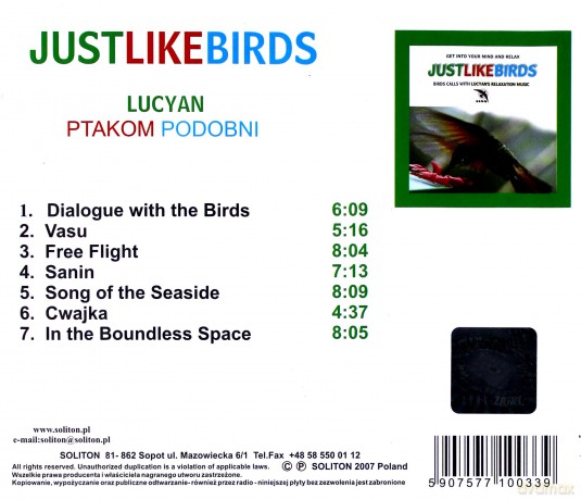 Odgłosy Natury: Just Like Birds [CD]