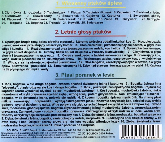 Odgłosy Natury: Polskie Ptaki BOX [3CD]