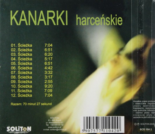 Odgłosy Natury: Kanarki Harceńskie [CD]