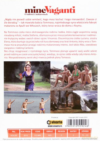 Mine Vaganti. O miłości i makaronach [DVD]