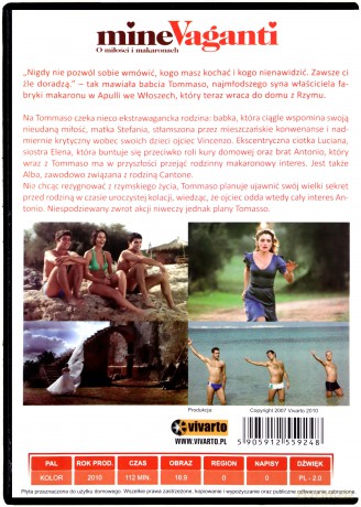 Mine Vaganti. O miłości i makaronach [DVD]