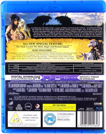 The Dark Crystal (Ciemny kryształ) [Blu-Ray]