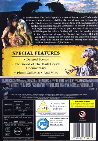 The Dark Crystal (Ciemny kryształ) [DVD]