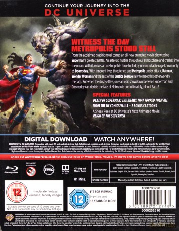 The Death Of Superman [Blu-Ray]