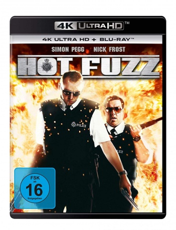 Hot Fuzz (Ostre Psy) [Blu-Ray 4K]+[Blu-Ray]