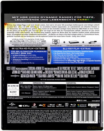 Hot Fuzz (Ostre Psy) [Blu-Ray 4K]+[Blu-Ray]