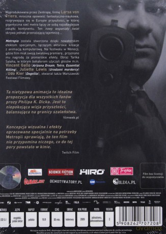 Metropia (digipack) [DVD]