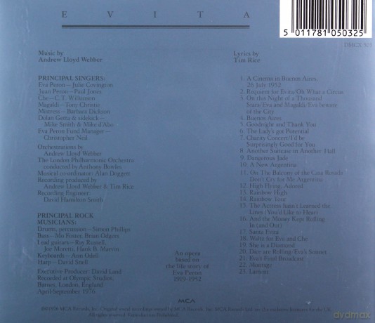 Evita soundtrack [2CD]