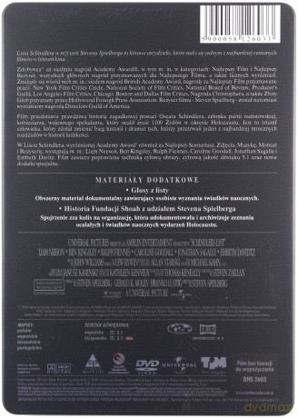 Lista Schindlera [MetalBox] [2DVD]