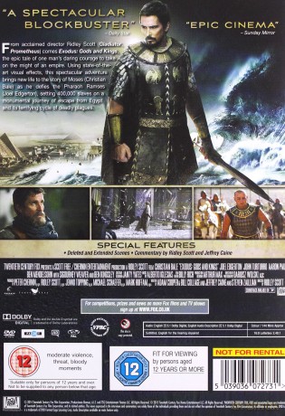 Exodus Gods And Kings (Exodus: Bogowie i królowie) [DVD]