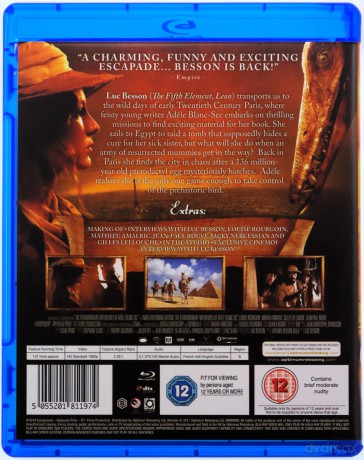 Extraordinary Adventures Of Adele Blancsec (Niezwykłe przygody Adeli Blanc-Sec) [Blu-Ray]