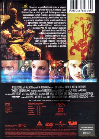 12 małp (Nieziemska Kolekcja) [DVD]