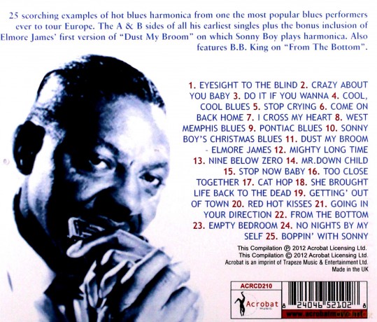 Sonny Boy Williamson: Eyesight To The Blind 1951-1954 [CD]