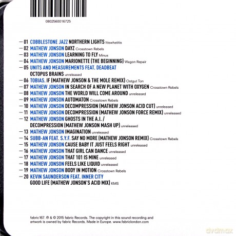 Mathew Jonson: Fabric 84: Mathew Jonson [CD]