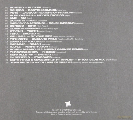 Fabric Presents Bonobo [CD]