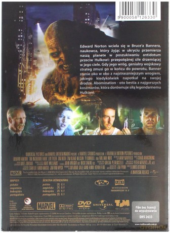 Incredible Hulk (Nieziemska Kolekcja) [DVD]