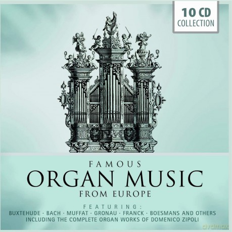 Vogel Radulescu Ghielmi Sluys: Famous Organ Music From Europe [10CD]