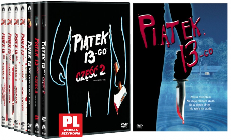 Kolekcja Piątek 13-tego: Piątek 13-tego (1980) + Piątek 13-tego cz. 2+3+4+5+6+7+8 Pakiet [8DVD]