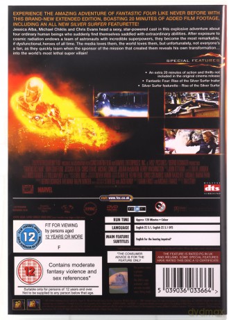 Fantastic 4 Extended Edition (Fantastyczna Czwórka) [DVD]
