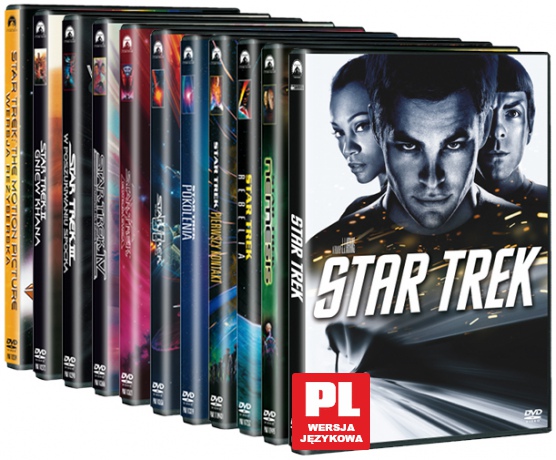 Star Trek wszystkie części + Star Trek (2009) Pakiet [11DVD]