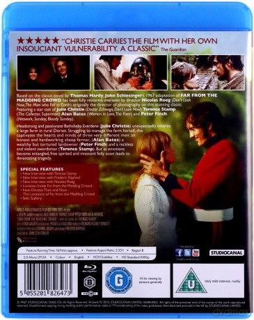 Far From The Madding Crowd (Z dala od zgiełku) [Blu-Ray]