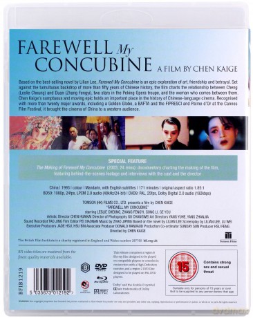 Farewell My Concubine (Żegnaj, moja konkubino) [2xBlu-Ray]