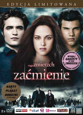Zmierzch 3: Zaćmienie edycja limitowana [2DVD]+[PLAKAT]+[KARTY]