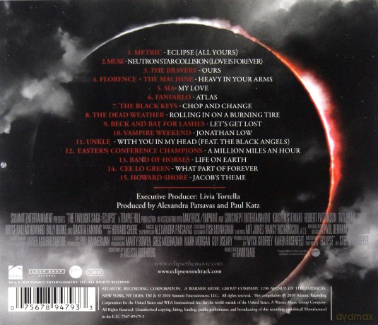 Zmierzch 3: Zaćmienie (Twilight Saga: Eclipse) Pakiet [DVD]+[CD]