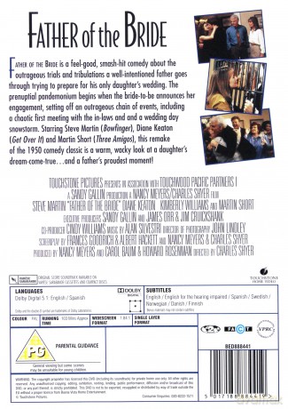 Father Of The Bride (Ojciec panny młodej) [DVD]