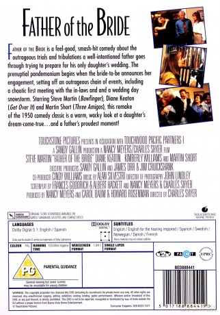 Father Of The Bride (Ojciec panny młodej) [DVD]