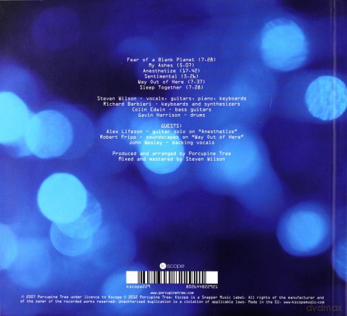 Porcupine Tree: Fear Of A Blank Planet [CD]