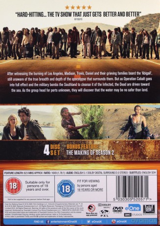 Fear The Walking Dead The Complete 2 Season [DVD]