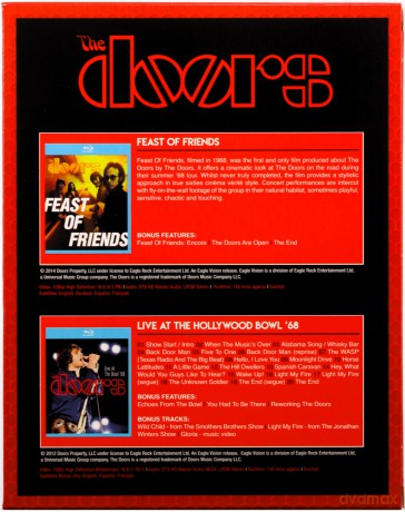 Feast Of Friends/Hollywood Bowl [2xBlu-Ray]