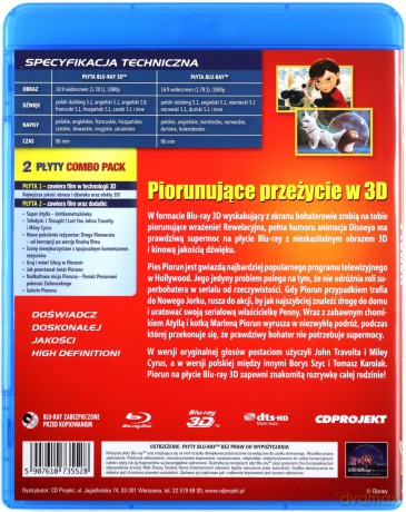 Piorun 3D (Disney) [Blu-Ray]+[Blu-Ray 3D]