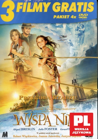 Wyspa Nim + 3 FILMY GRATIS [BOX] [4DVD]