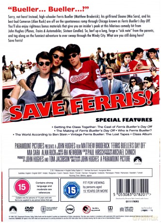 Wolny dzień pana Ferrisa Buellera [DVD]