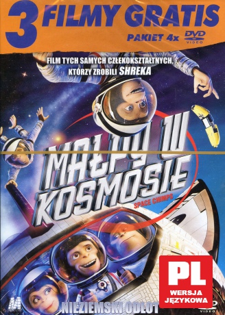 Małpy w kosmosie + 3 FILMY GRATIS [BOX] [4DVD]