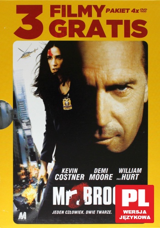 Mr. Brooks + 3 FILMY GRATIS [BOX] [4DVD]