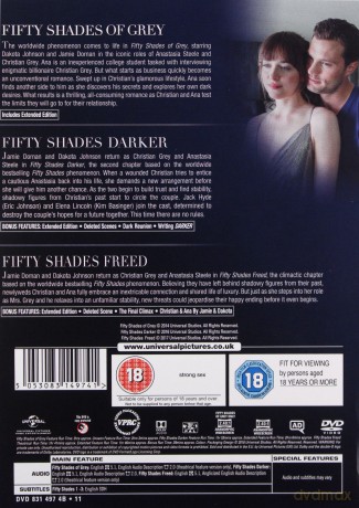 Fifty Shades 1-3 Boxset [3DVD]