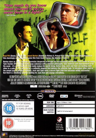 Fight Club (Podziemny krąg) [DVD]