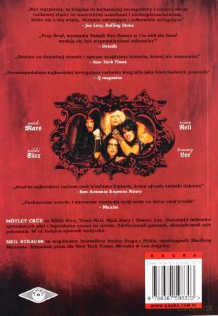 Motley Crue - Brud. Autobiografia - Mars Mick, Neil Vince [książka]