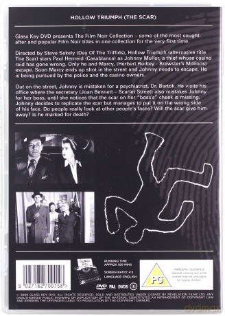 Film Noir Hollow Triumph The Scar [DVD]