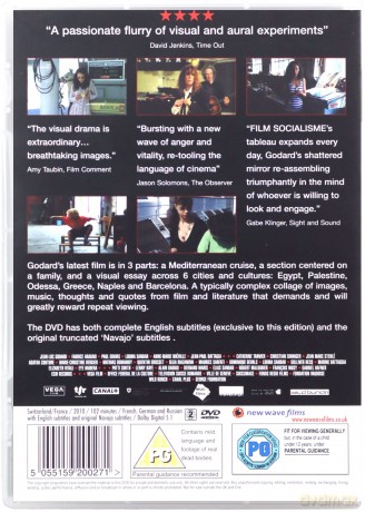 Film Socialisme (Film socjalizm) [DVD]